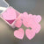 200 pcs Heart Shape Lint-free Wipes for Nails or Lashes