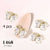 4 pcs 3D Butterfly Charm for Nails Art Design (code 1468)