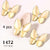 4 pcs 3D Butterfly Charm for Nails Art Design (code 1472)