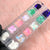 Iridescent Mixed-sizes Snowflakes Sequin Glitter for Christmas Nail Art design