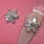 2 pcs 3D Flowers Charm for Nails Art Design (Crystal Rhinestones engraved)