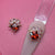 2 pcs Luxury 3D Charm for Nails Art Design (Pink and Red Rhinestone Engraved)
