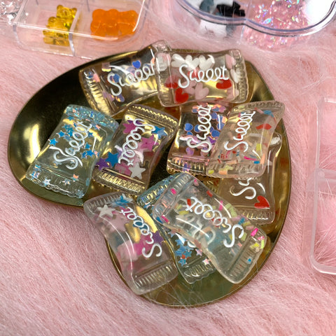 (Clear) 3D Candy Charms (Sweet) for Cute Nails art design