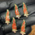 5 pcs Religious charm for vintage nails art design (Virgin Mary de Guadalupe / Multi color)