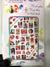 Lips and sexy girl stickers for nail art design