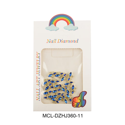 Package of 20 Saint Fleur De Lis charms (Louisiana saint symbol) available in 12 color options from Dynamic Nail Supply.