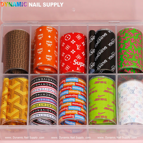 Nail Art Design Foils - Luxury Style