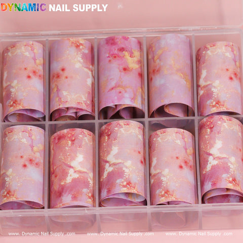 Nail Art Design Foils - Light Pink
