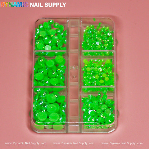 Green Pearl / Ball Bead for Nails Design