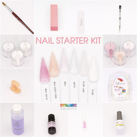 Acrylic nail starter kit for professional or home use - Dynamic Nail Supply