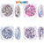 QH15060 SET 19 Holographic Nail Art Glitter Set Powder - Dynamic Nail Supply
