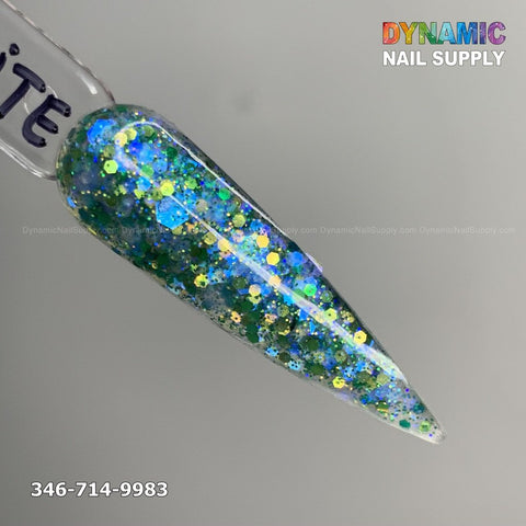 Amazonite #332 - Acrylic Glitter Powder - Dynamic Nail Supply