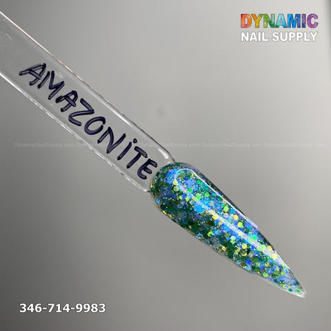 Amazonite #332 - Acrylic Glitter Powder - Dynamic Nail Supply