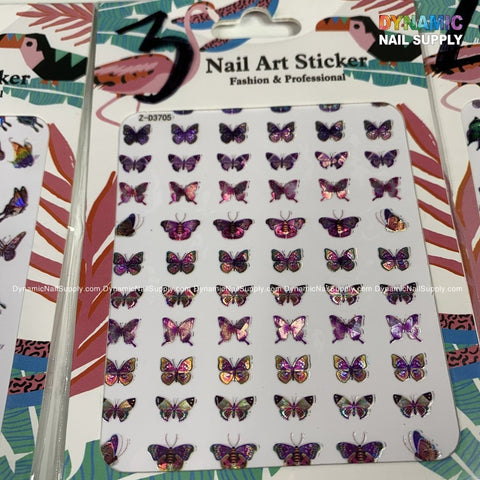 Butterfly stickers for nails art design - 3 - Dynamic Nail Supply