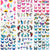 24 sheets / 1 pack of Butterfly Water Decals - 3D Nail Art Decoration Decals for Designer