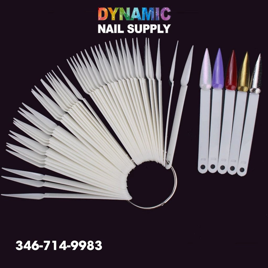 50 pcs each bag - Nails Swatches display tips - Sample display nails t ...