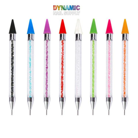 Dual-head Rhinestone Picker Pen - Wax head / Dot head / Dotting Tool / Rhinestones Picker Pen - Dynamic Nail Supply