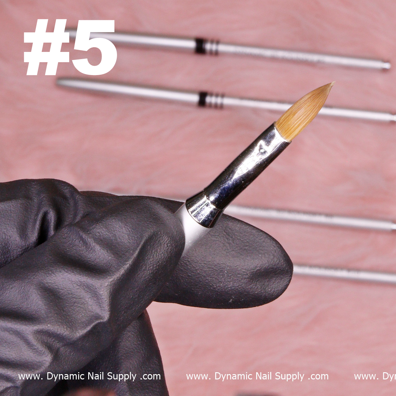 Dynamic Nail Supply Kolinsky Hair Brush - Thumbnail 5