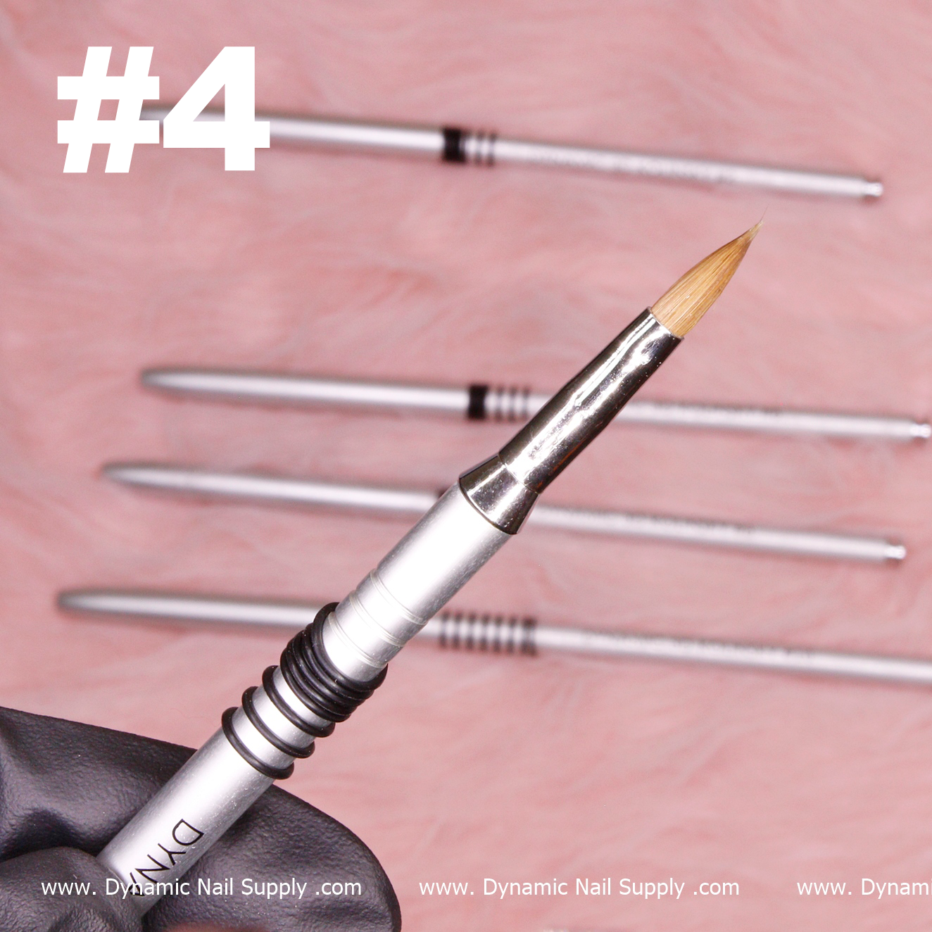 Dynamic Nail Supply Kolinsky Hair Brush - Thumbnail 2