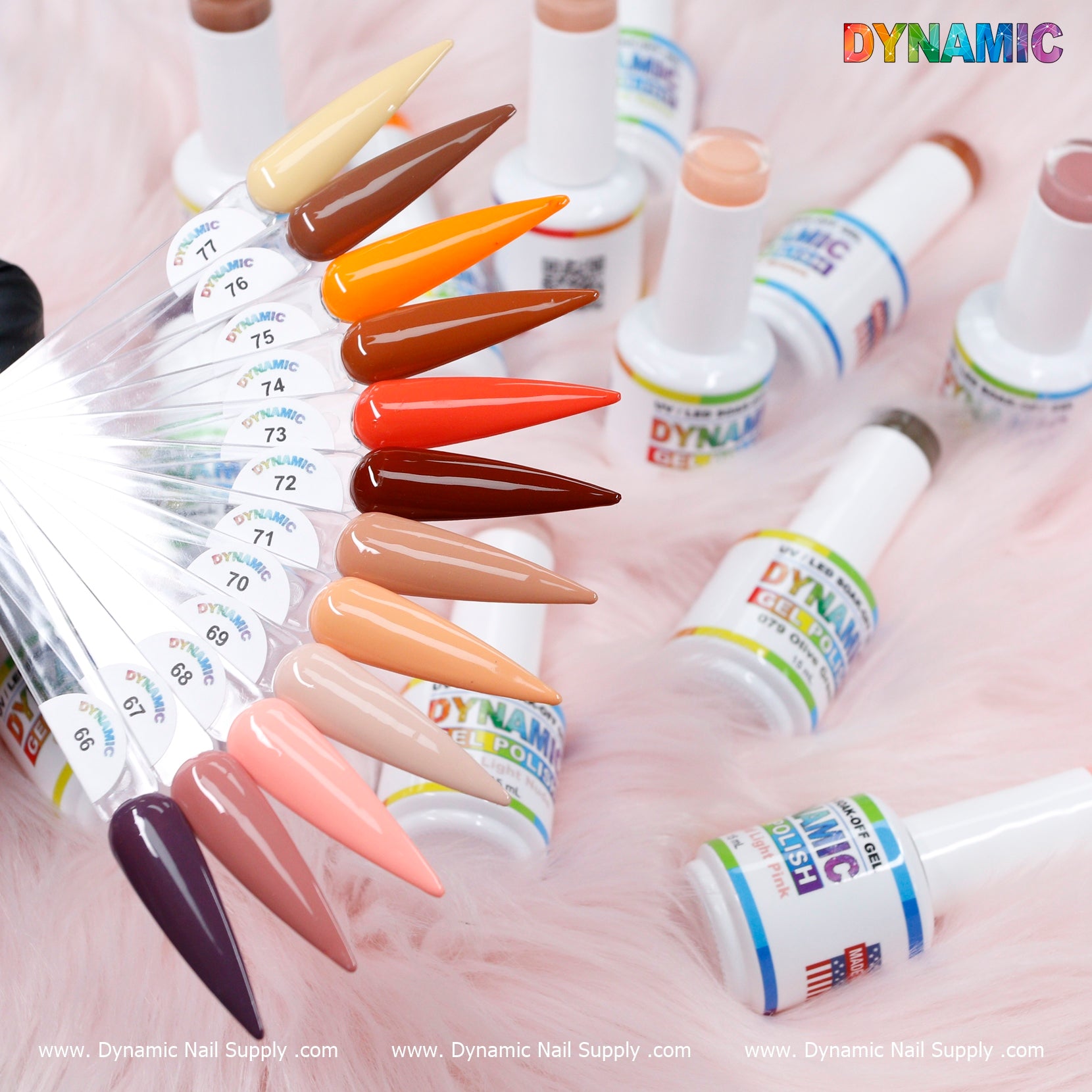 (New) Fall Colors Gel Polish Collection from 66 to 77 – Dynamic Nail Supply