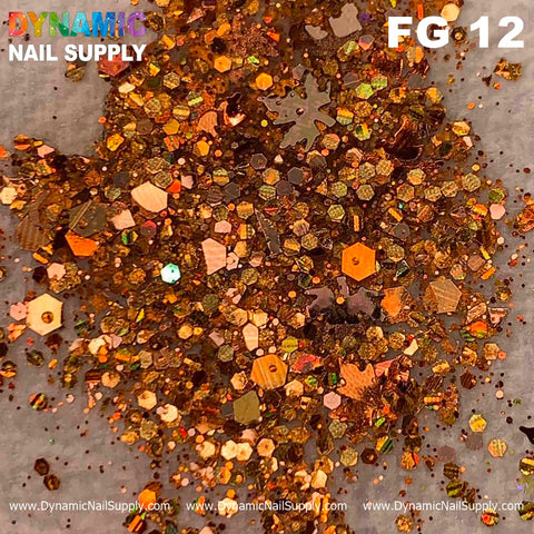Fall Glitters Colors Acrylic Collection - Mixed glitter Acrylic nails Powder