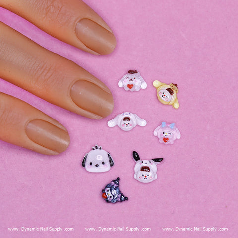70 pcs Cartoon Characters charms (Kawaii) for Nails Art Design