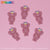 6 pcs KAWS Nail Designer Charms (Pallet Slipper Pink)