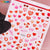 Love Heart Sticker (F632)