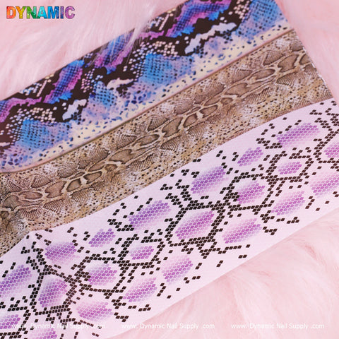 Snake Skin Nail Water Decal - 3 colors