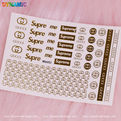 Luxury Style Water Decal (WG6052) - Gold