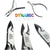 Professional Stainless Steel Cuticle Nippers with Jaw 16 and Precision Sharp blade