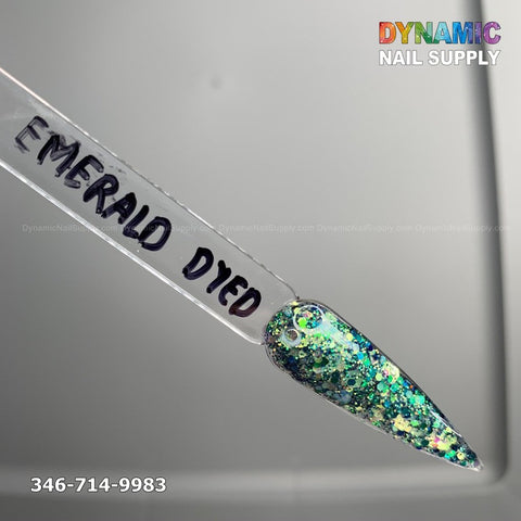 Emerald Dyed #326 - Acrylic Glitter Powder - Dynamic Nail Supply