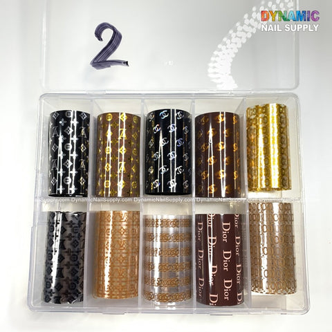 Nails Art Design Foils - 2 - Dynamic Nail Supply