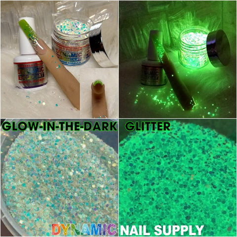 Glow In The Dark Glitter - Raw glitters or Ready-mixed with acrylic