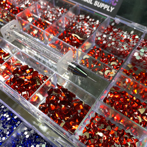 Bling Bling set - Rose - Red - Blue - Gold - 3000pcs each