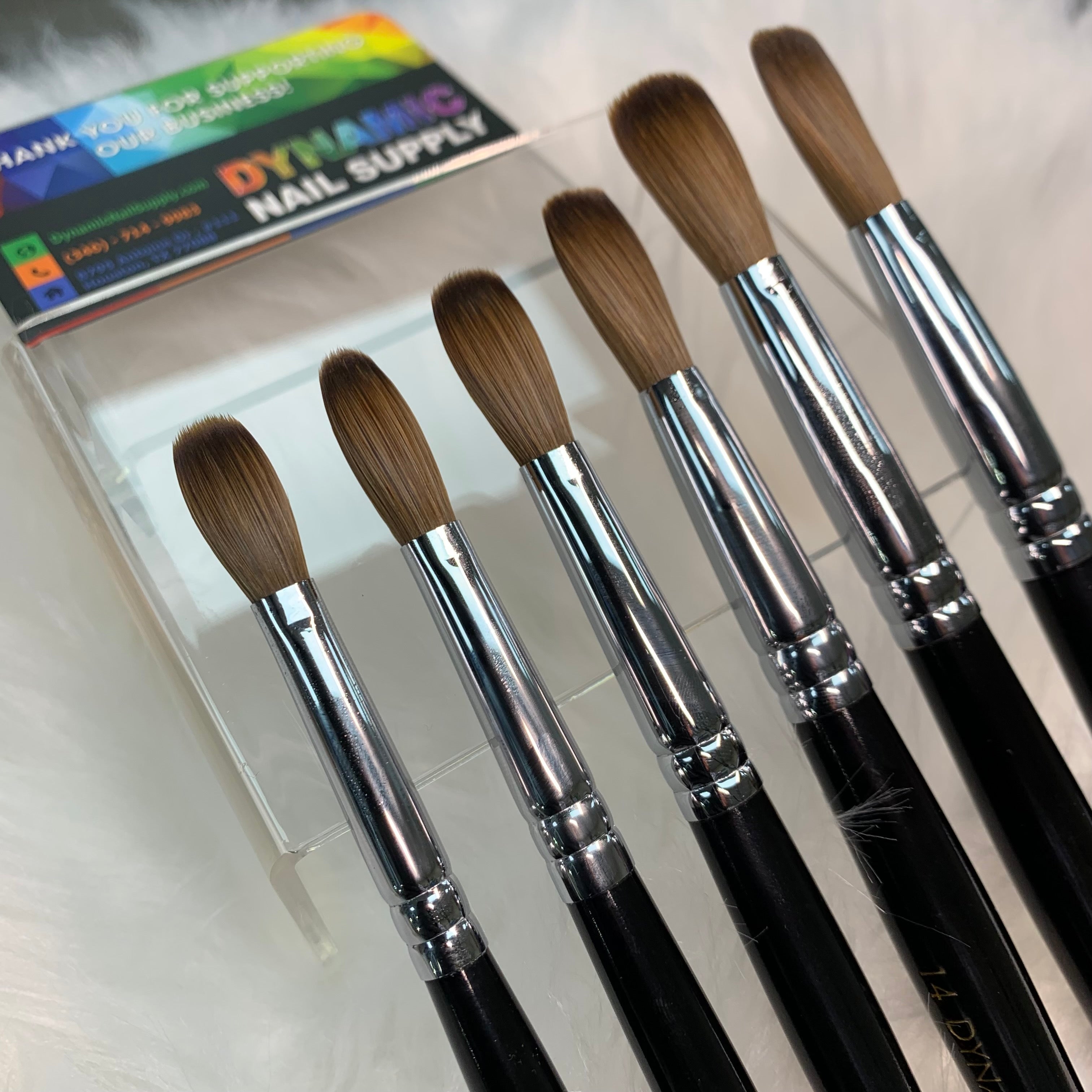 Set of 3 Nail Art Brushes, Make up Brush, Paint Brush, Skinny Nail