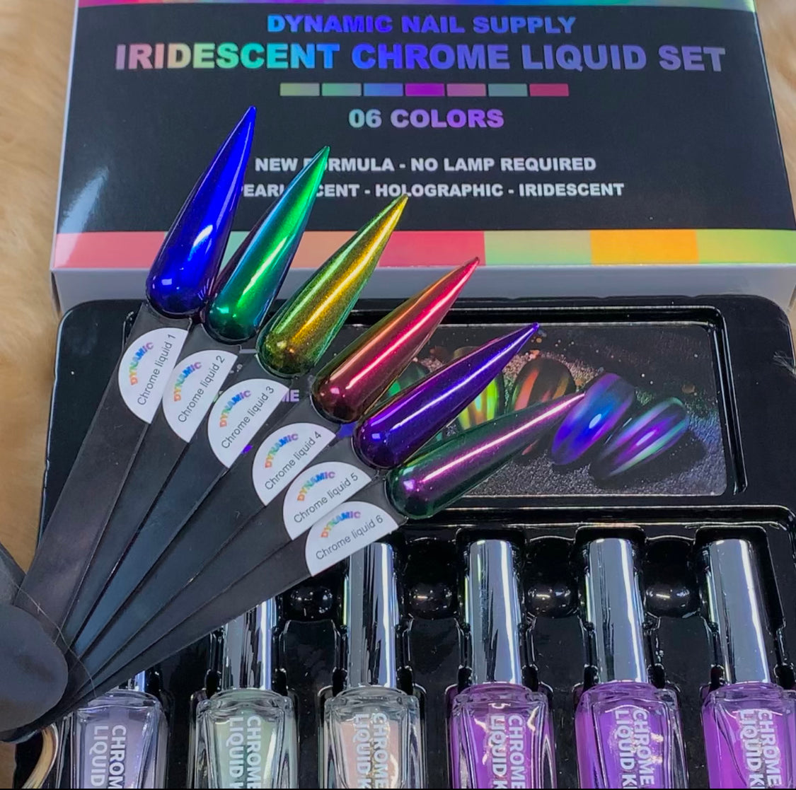 Liquid Chrome 6 Tones – Exotic Nails Store