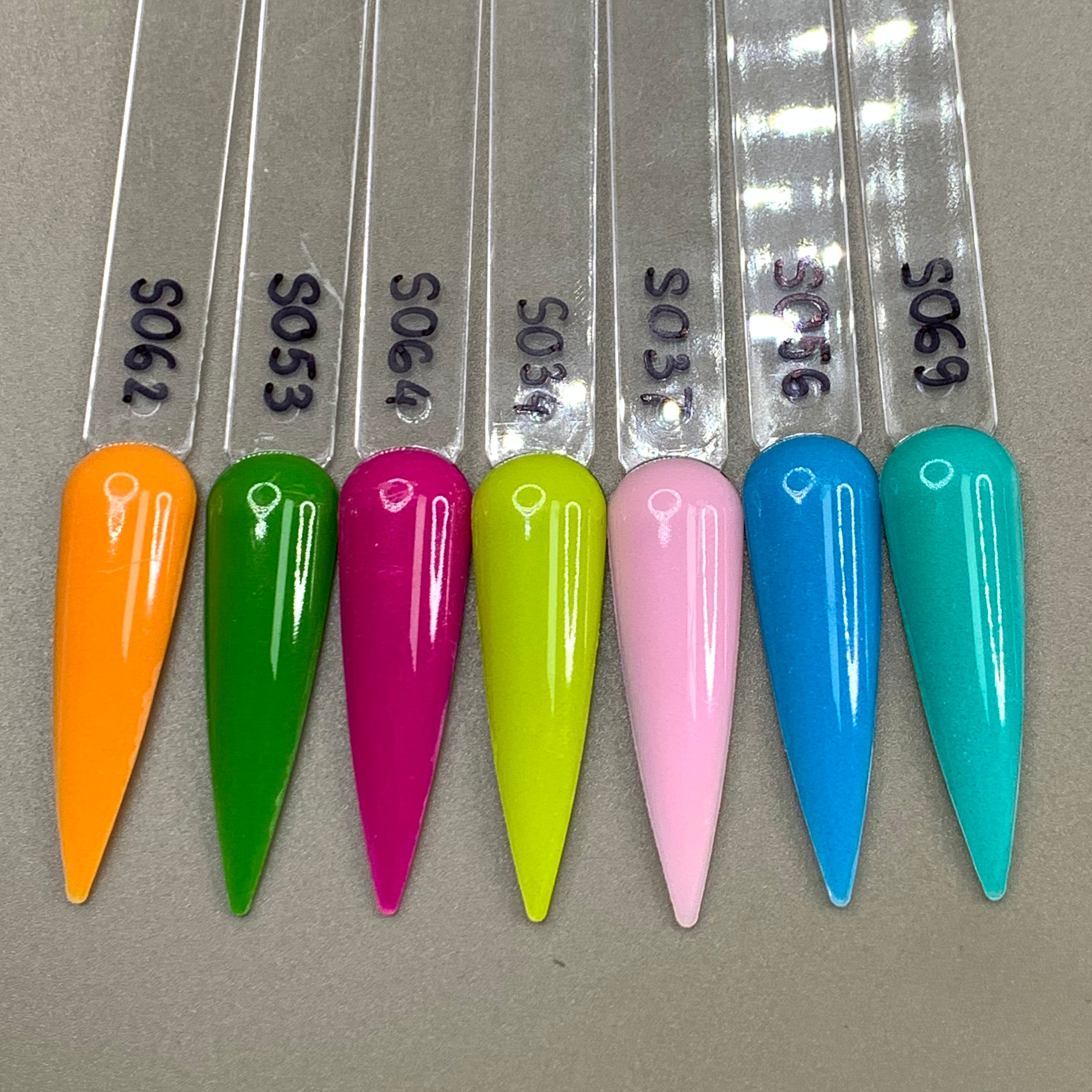 Iridescent and Shifting Color Random Shape Glitter Acrylic 2-in-1 Nail –  Dynamic Nail Supply