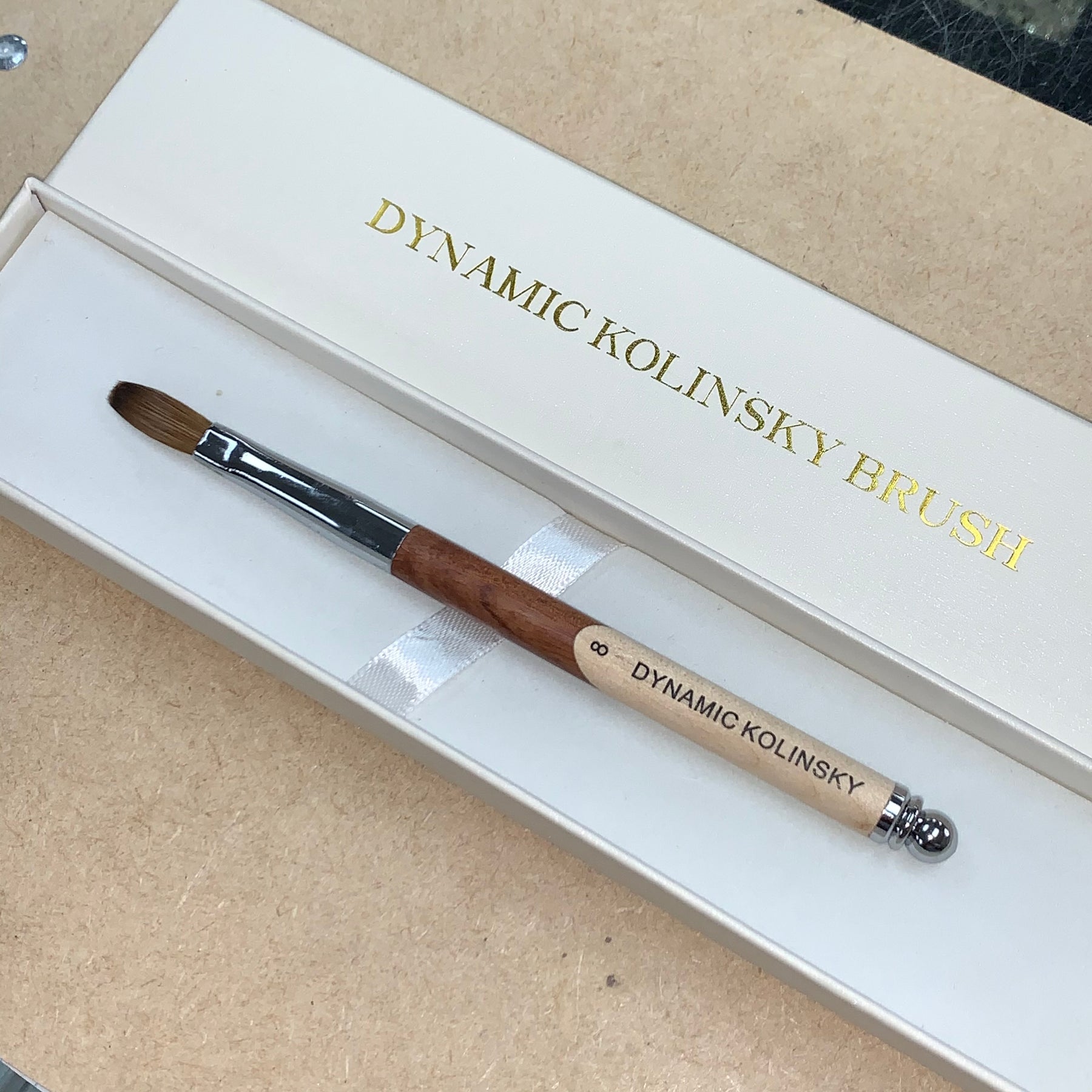 Dynamic Nail Supply Kolinsky Hair Brush - Thumbnail 2