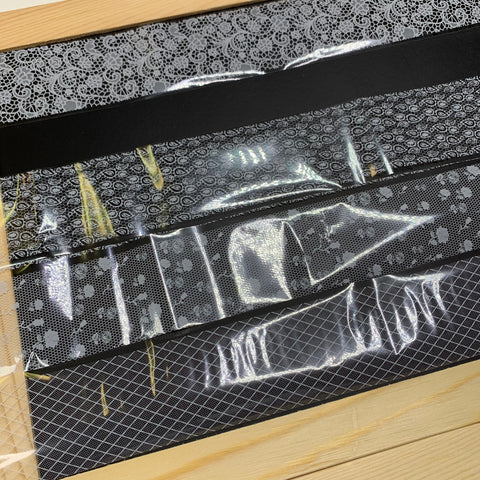 New Designer Foils - 8 rolls (style #001) - 2ft long each