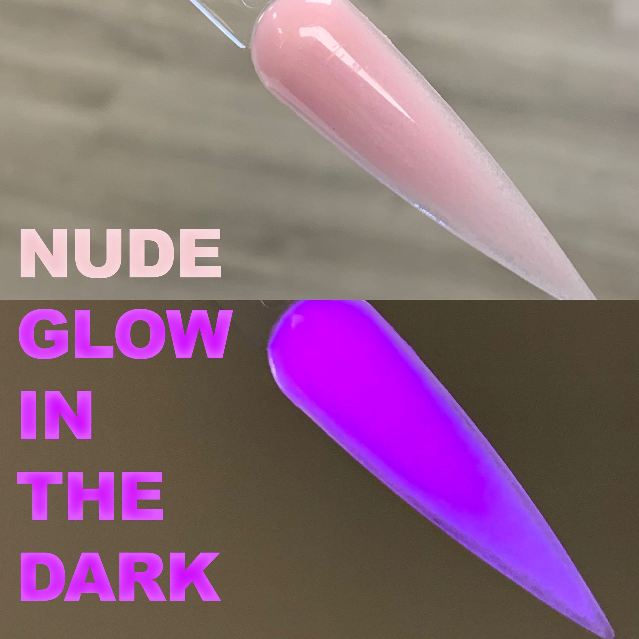Nude Glow in the Dark Acrylic Nail Powder – Dynamic Nail Supply