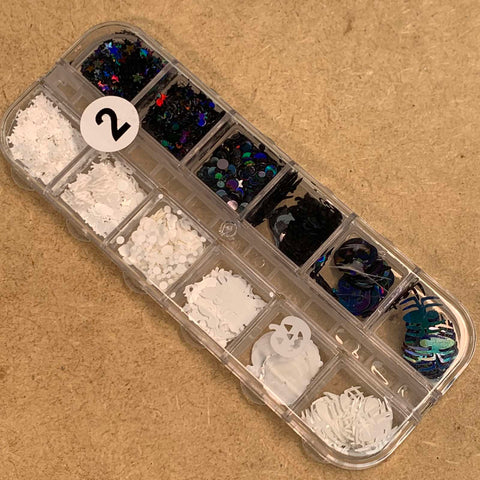 Halloween Nails Glitter Sequins for Nail art designs - Fall Nails 2021