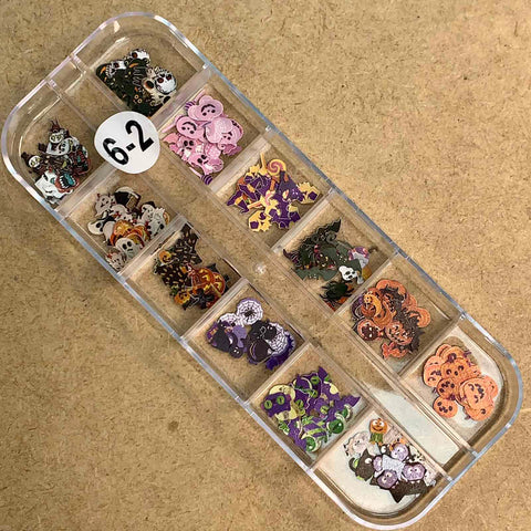 Halloween Nails Glitter Sequins for Nail art designs - Fall Nails 2021