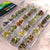 240 pcs Trending Nail Charms set - Colorful Gems for Nails art design and decoration