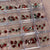 120 pcs Red Nail Charms set with Red Gems for Nails art design and decoration