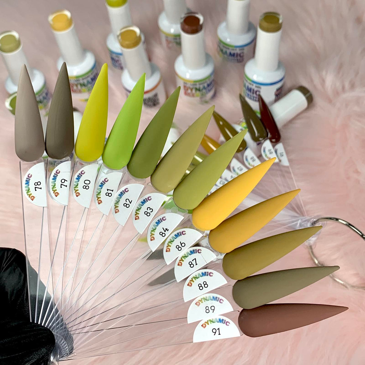 (New) Fall Color Gel Polish Collection from 78 to 91 Dynamic Nail Supply