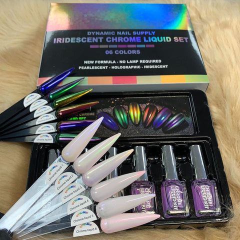 DYNAMIC Iridescent Chrome Liquid Set (Kit of 6 colors)