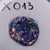 X013 - Christmas Collection - Mixed Glitter Acrylic Powder